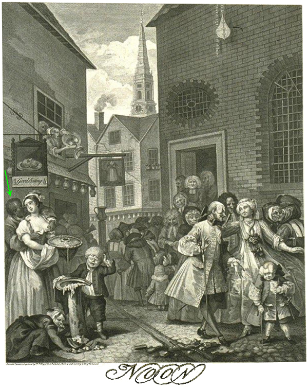 Four Times of Day - Noon Hogarth 1738